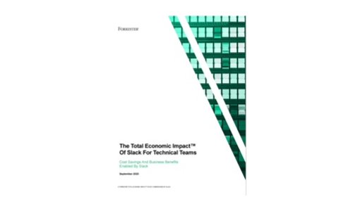 기술 팀을위한 Slack의 Total Economic Impact ™